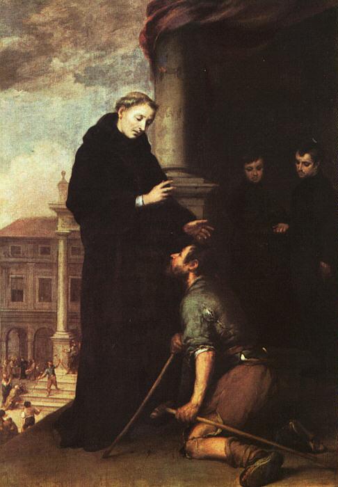 Bartolome Esteban Murillo St.Thomas of Villanueva Distributing Alms